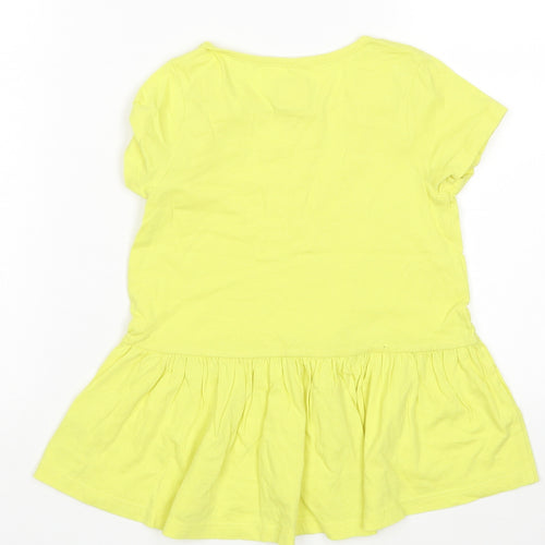 Gap Girls Yellow   T-Shirt Dress  Size 4 Years