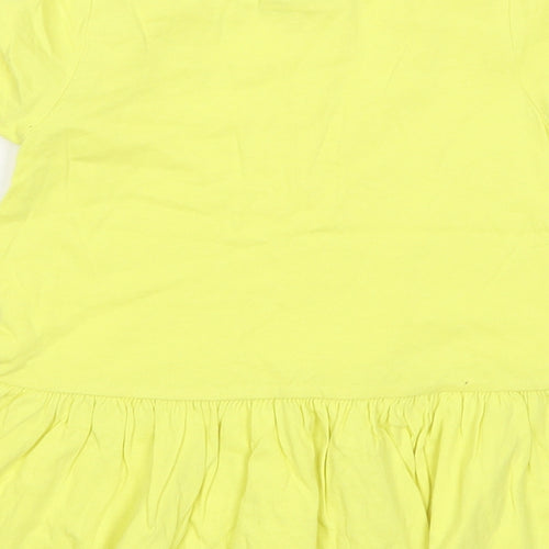 Gap Girls Yellow   T-Shirt Dress  Size 4 Years