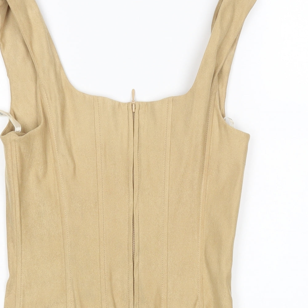 NEXT Womens Beige   Basic Tank Size 8
