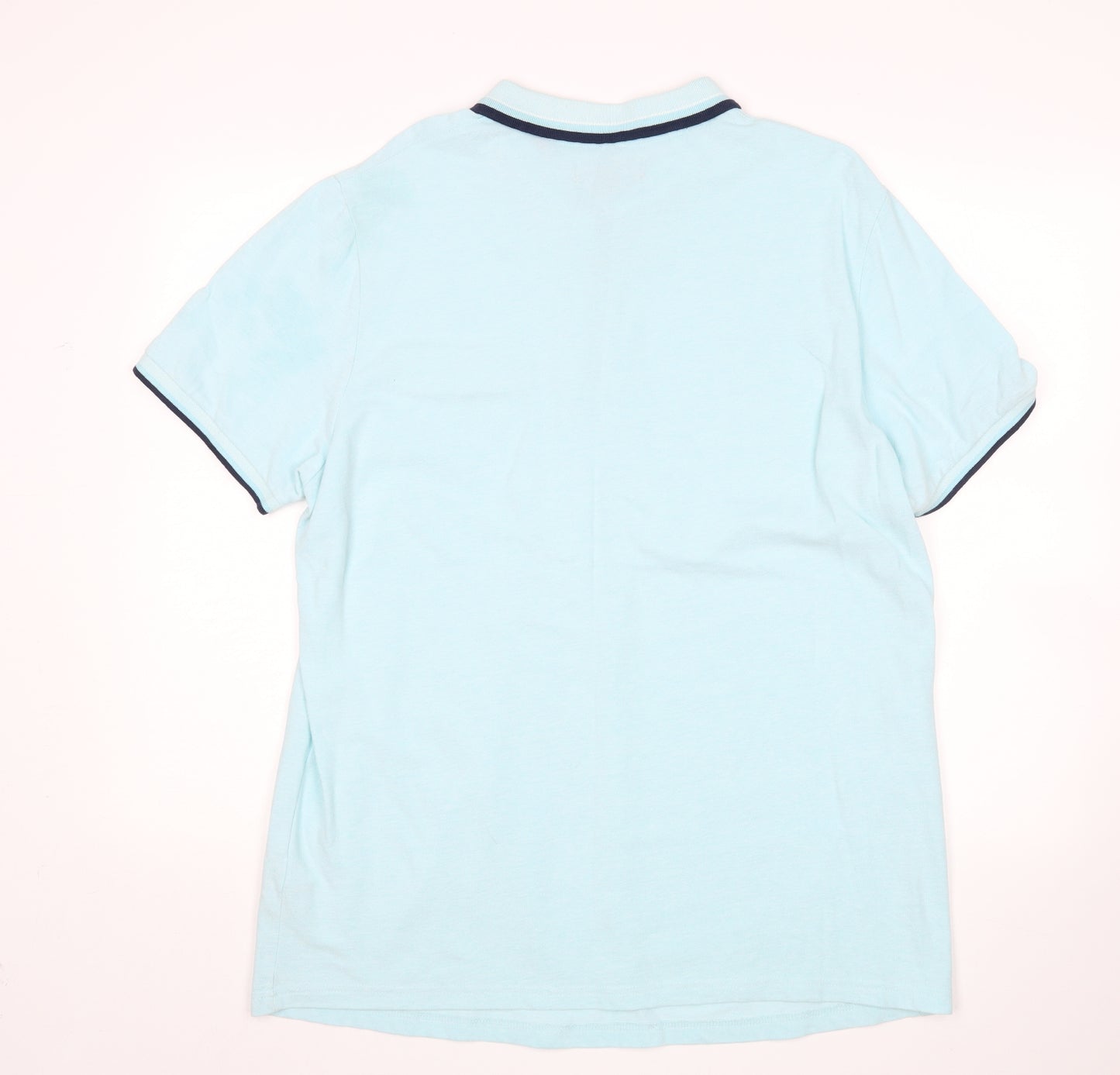 Premier Man Mens Blue    Polo Size L