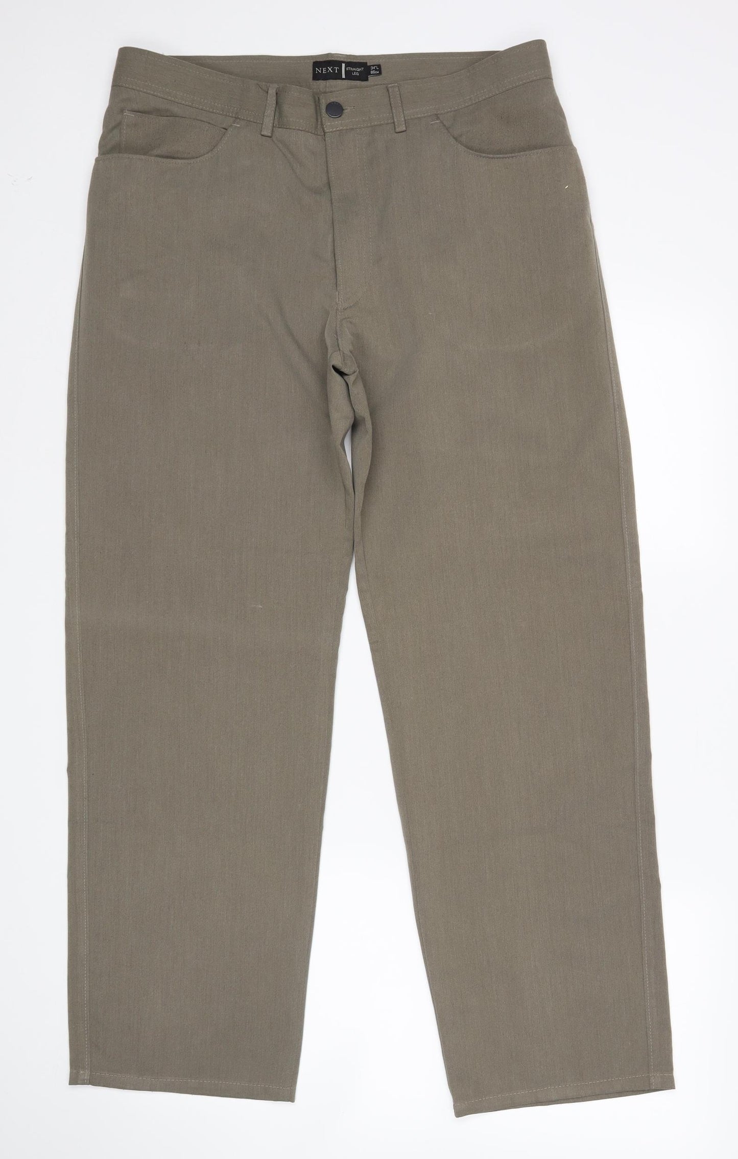 NEXT Mens Brown   Trousers  Size 34 L30 in