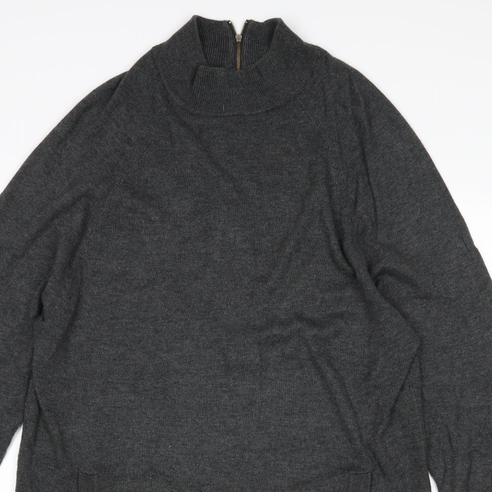 Between me and you Womens Grey   Jumper Dress  Size M