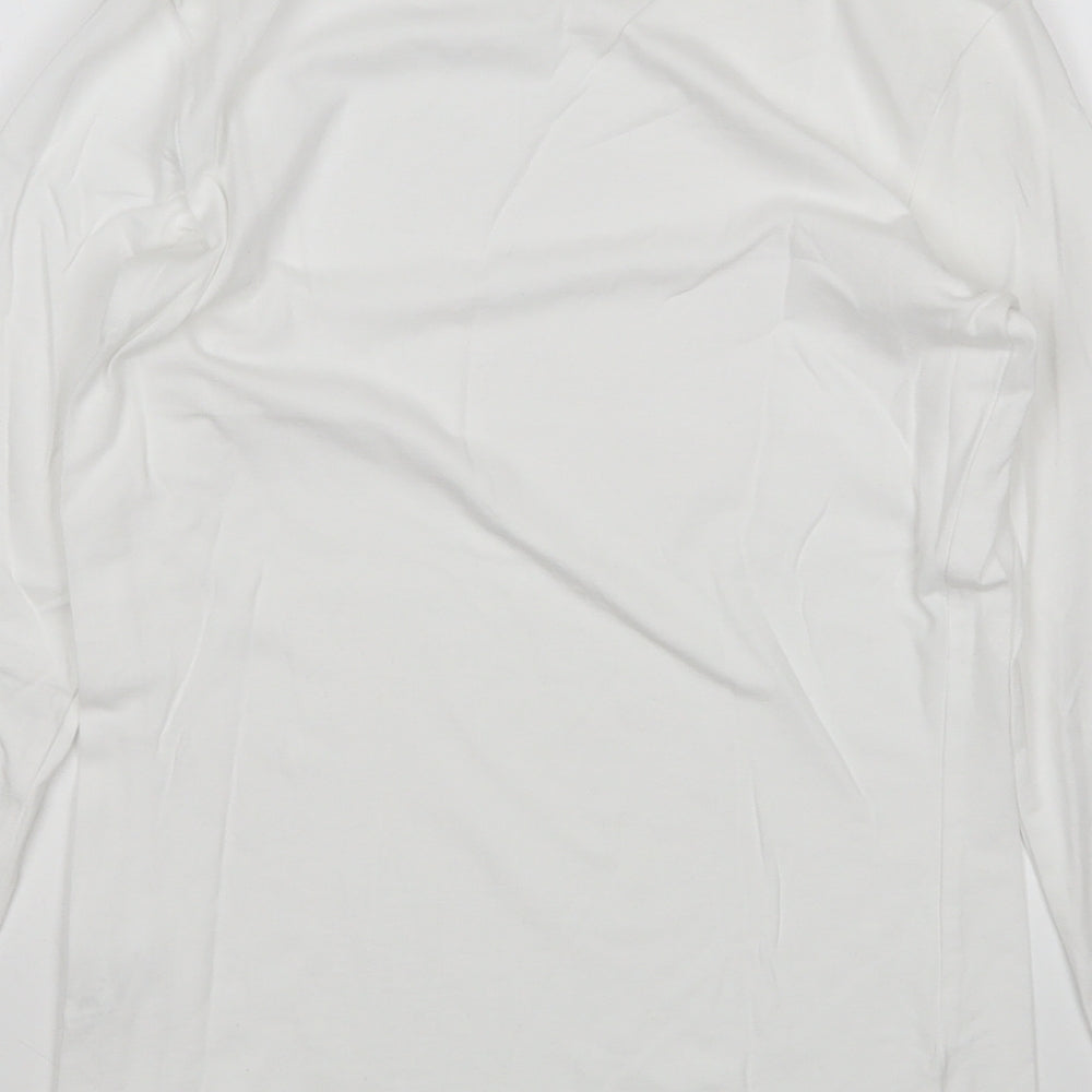 TU Womens White   Basic T-Shirt Size 8