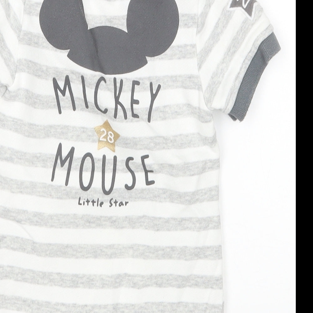 Disney Baby Boys Multicoloured Striped  Romper One-Piece Size 9-12 Months