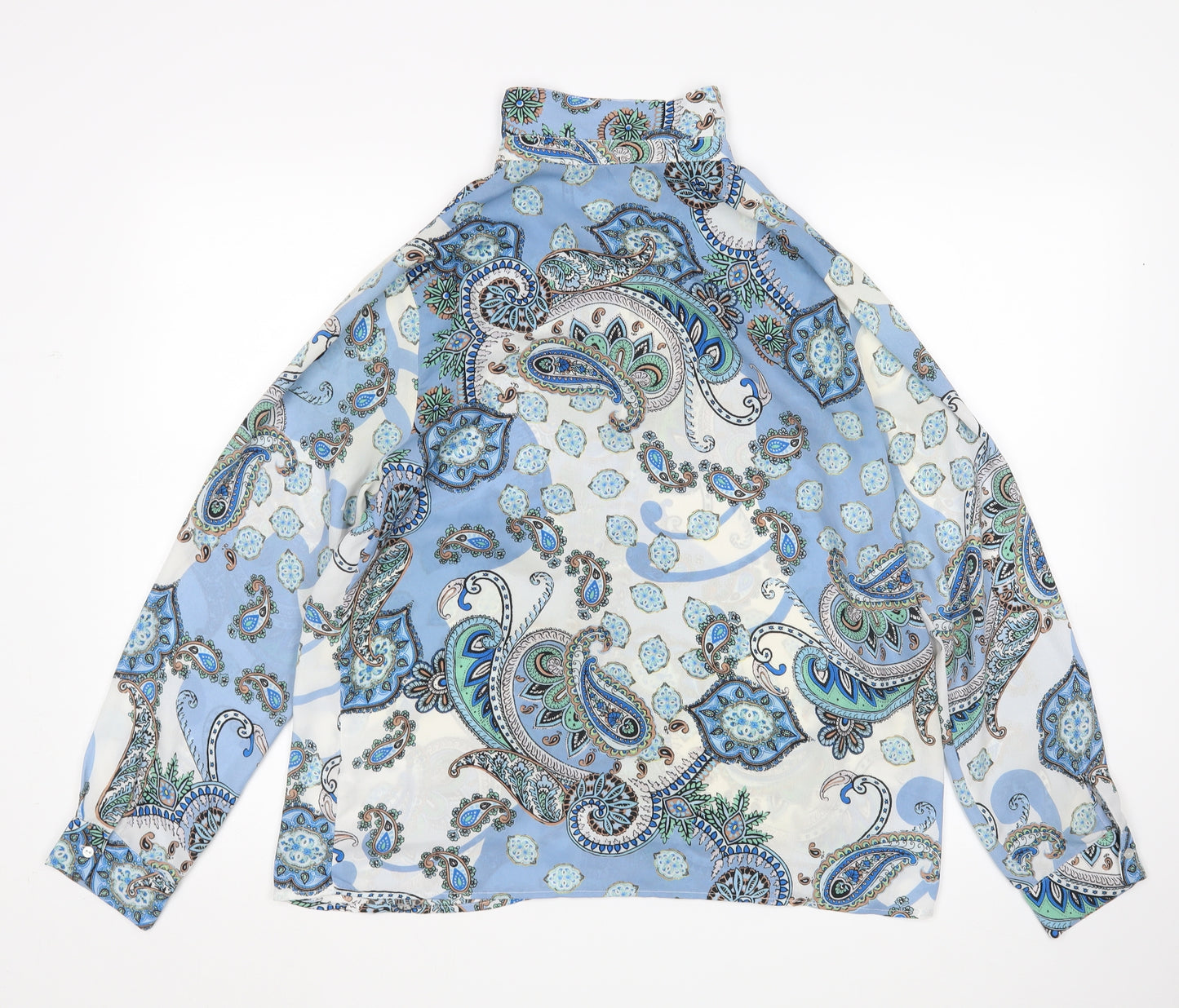 Papaya Womens Multicoloured Paisley  Basic Button-Up Size 14