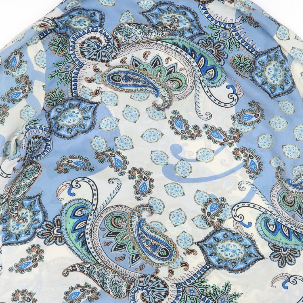Papaya Womens Multicoloured Paisley  Basic Button-Up Size 14