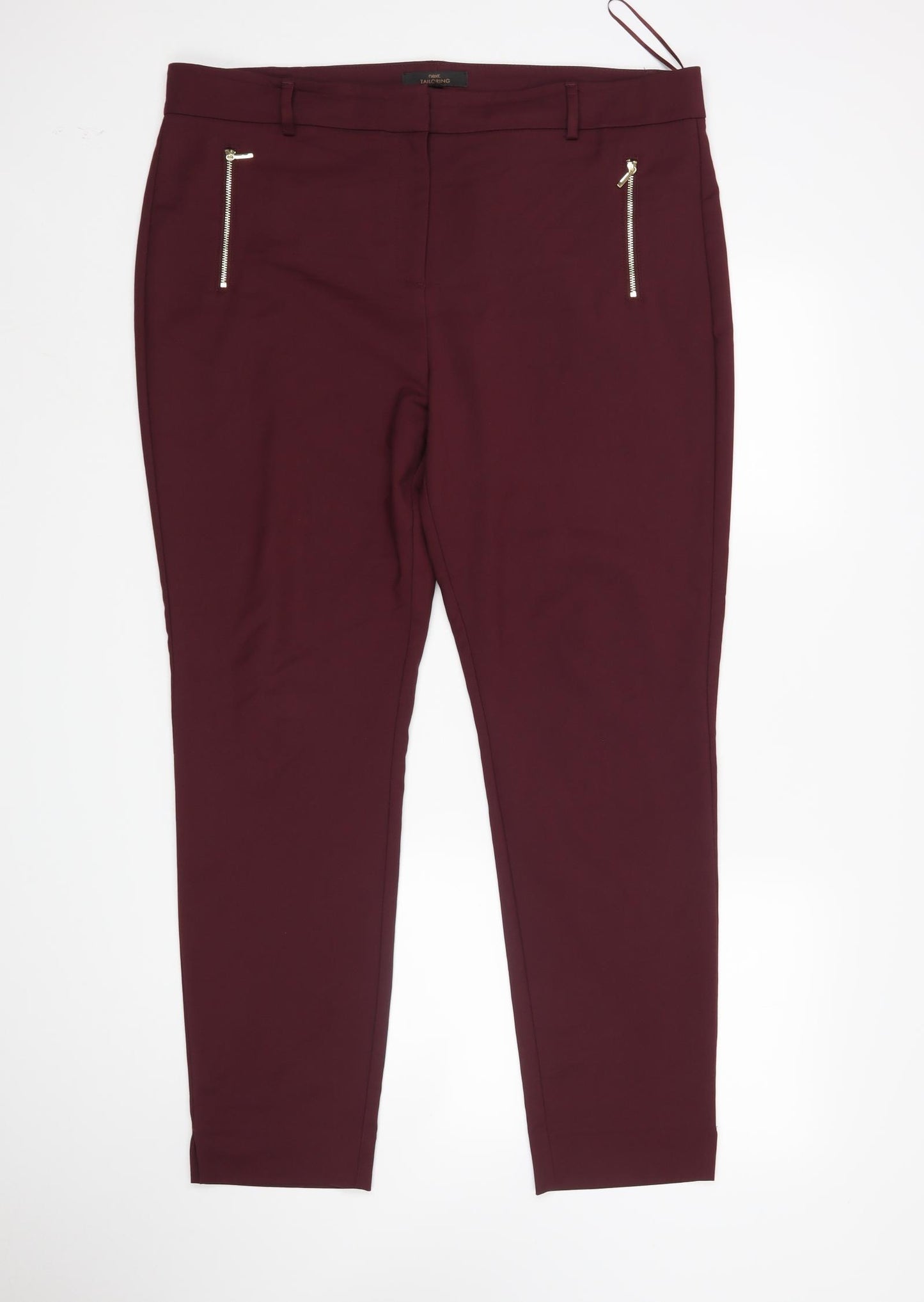 NEXT Womens Red   Trousers  Size 18 L30 in