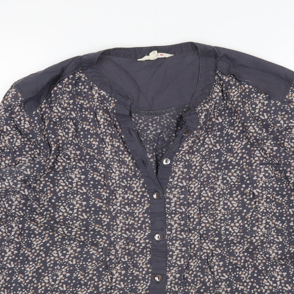 White Stuff Womens Multicoloured Floral  Basic Button-Up Size 12