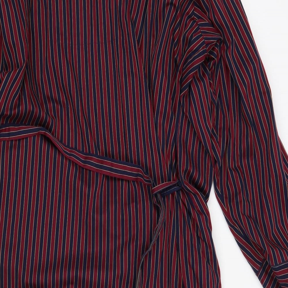 M&S Mens Multicoloured Striped   Gown Size L