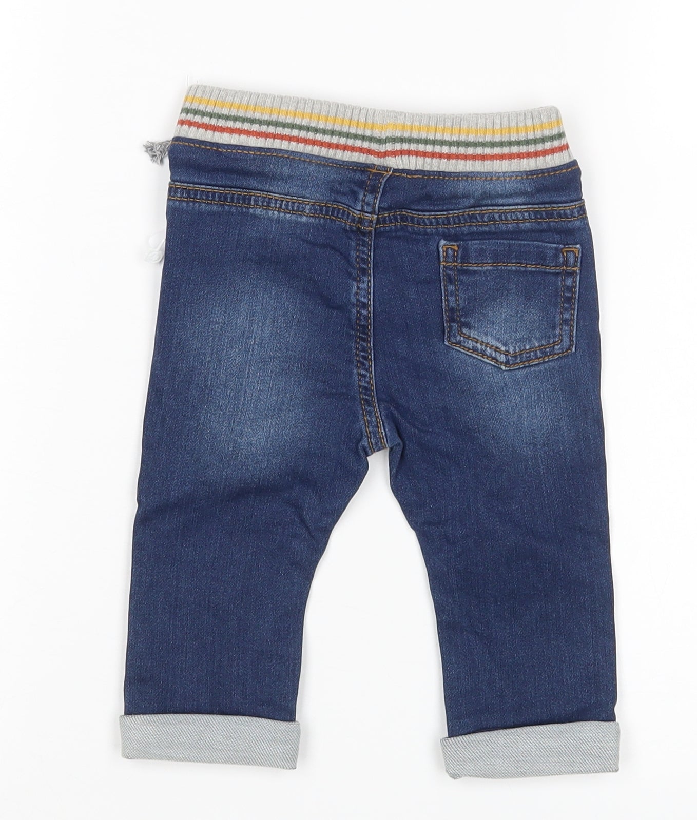 Nutmeg Boys Blue   Capri Jeans Size 3-6 Months