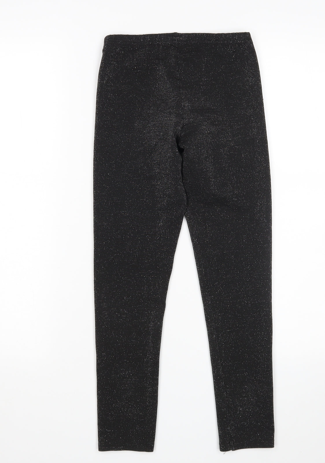 F&F Girls Black   Capri Trousers Size 10-11 Years - Leggings