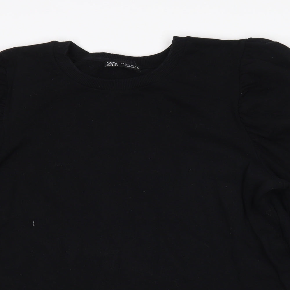 Zara Womens Black   Pullover Jumper Size S