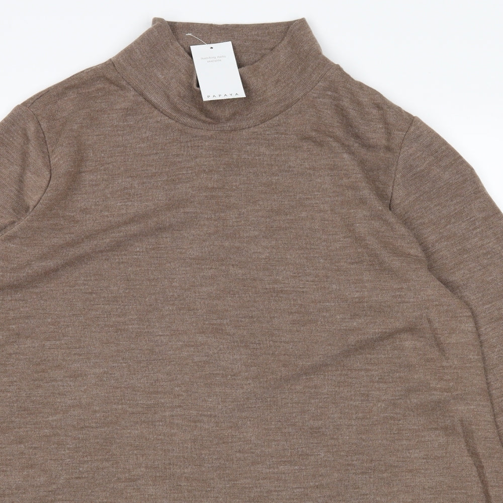 Papaya Womens Brown   Pullover Jumper Size 18