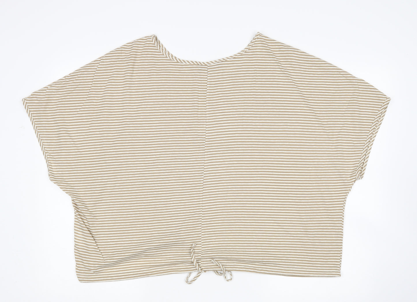 F&F Womens Multicoloured Striped  Basic T-Shirt Size 22