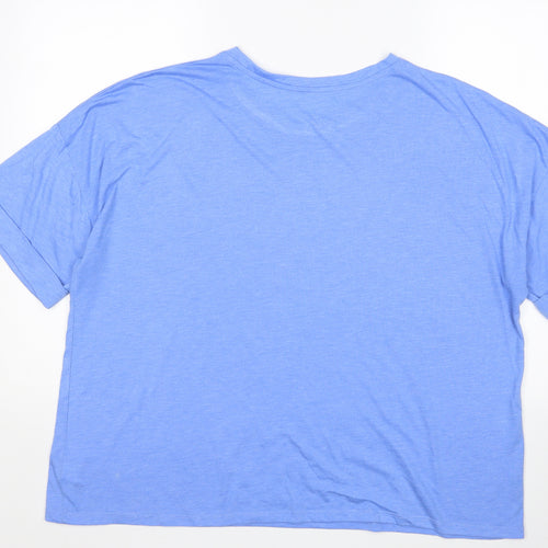 F&F Womens Blue   Basic T-Shirt Size 22