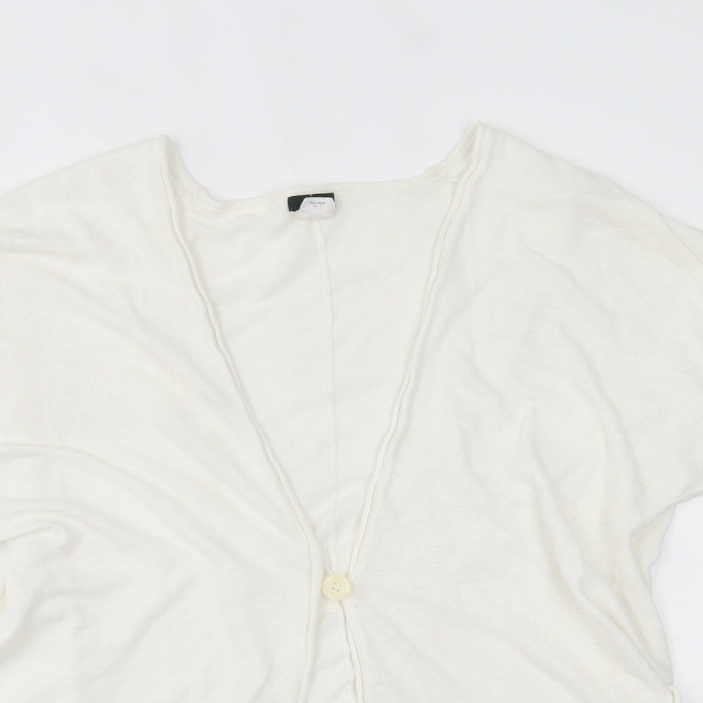 J. Crew Womens White   Cardigan Jumper Size M