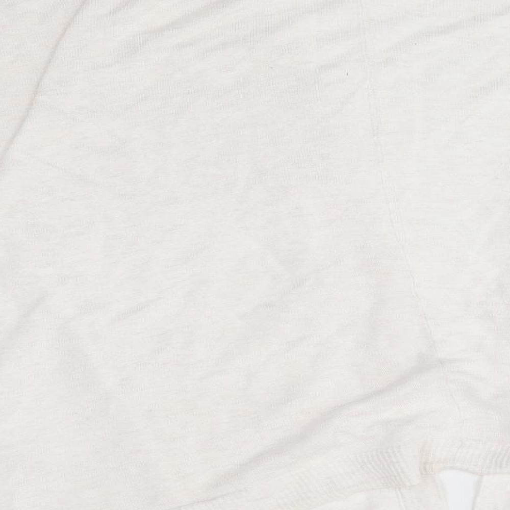 H&M Womens White   Cardigan Jumper Size M