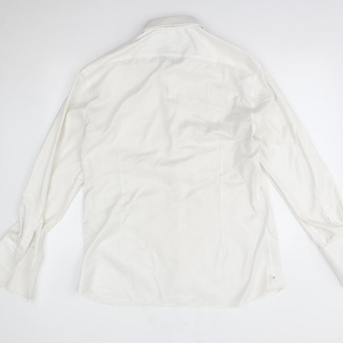 M&S Mens White    Dress Shirt Size 18.5