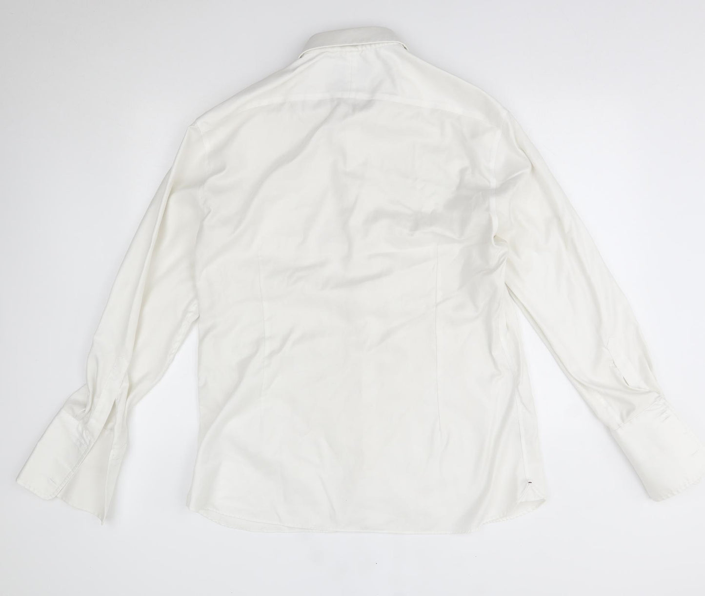 M&S Mens White    Dress Shirt Size 18.5