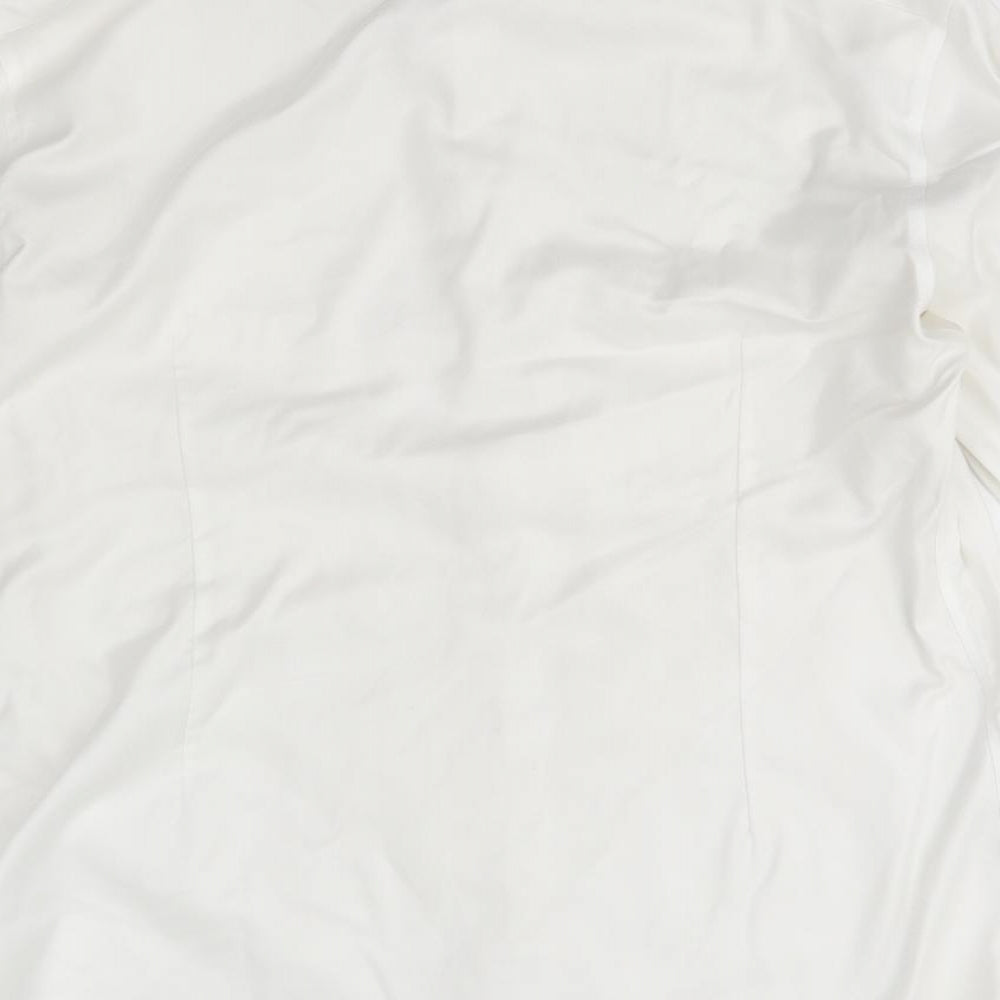 M&S Mens White    Dress Shirt Size 18.5