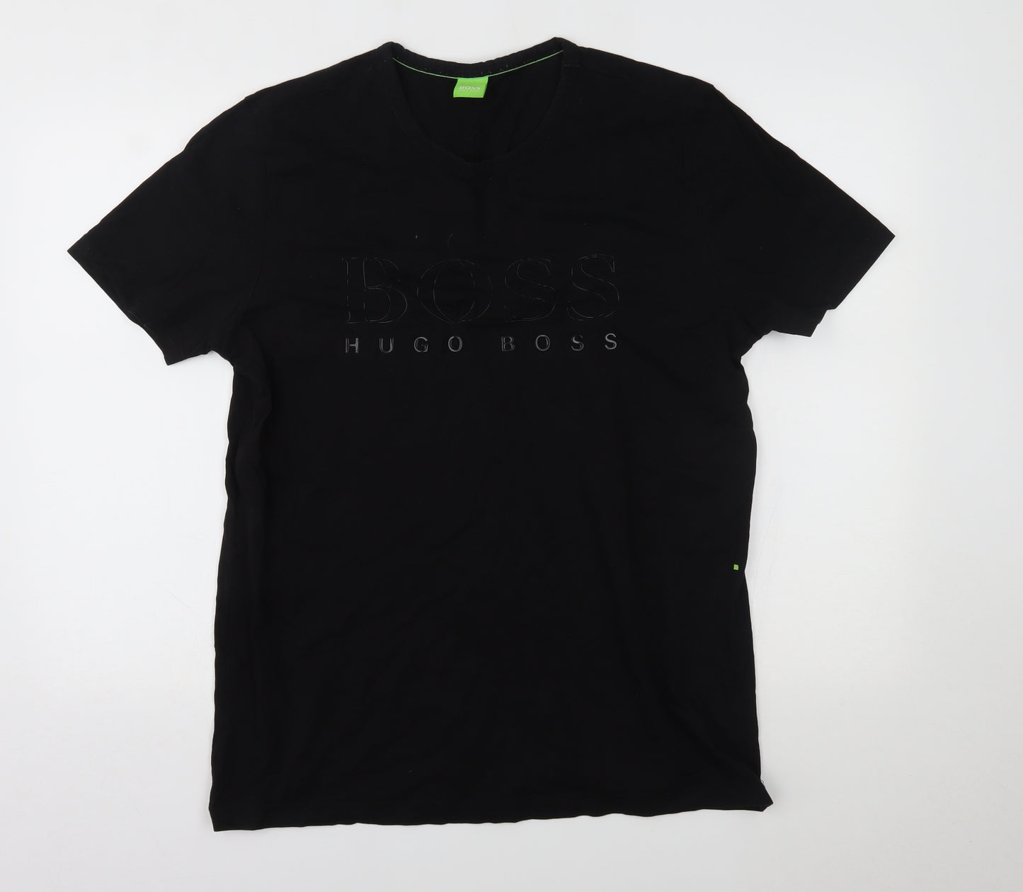 HUGO BOSS Mens Black    T-Shirt Size XL