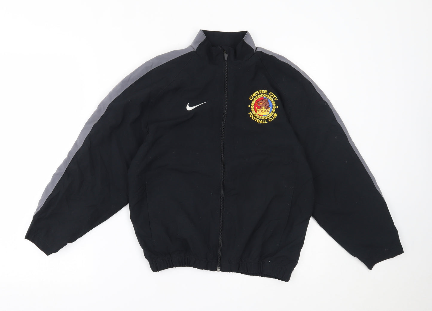 Nike Boys Black   Jacket  Size 10-11 Years  - chester fc