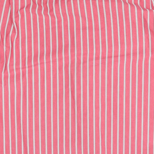 Austin Reed Mens Red Striped   Dress Shirt Size L