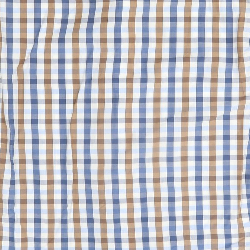 Viyella Mens Multicoloured Plaid   Dress Shirt Size L