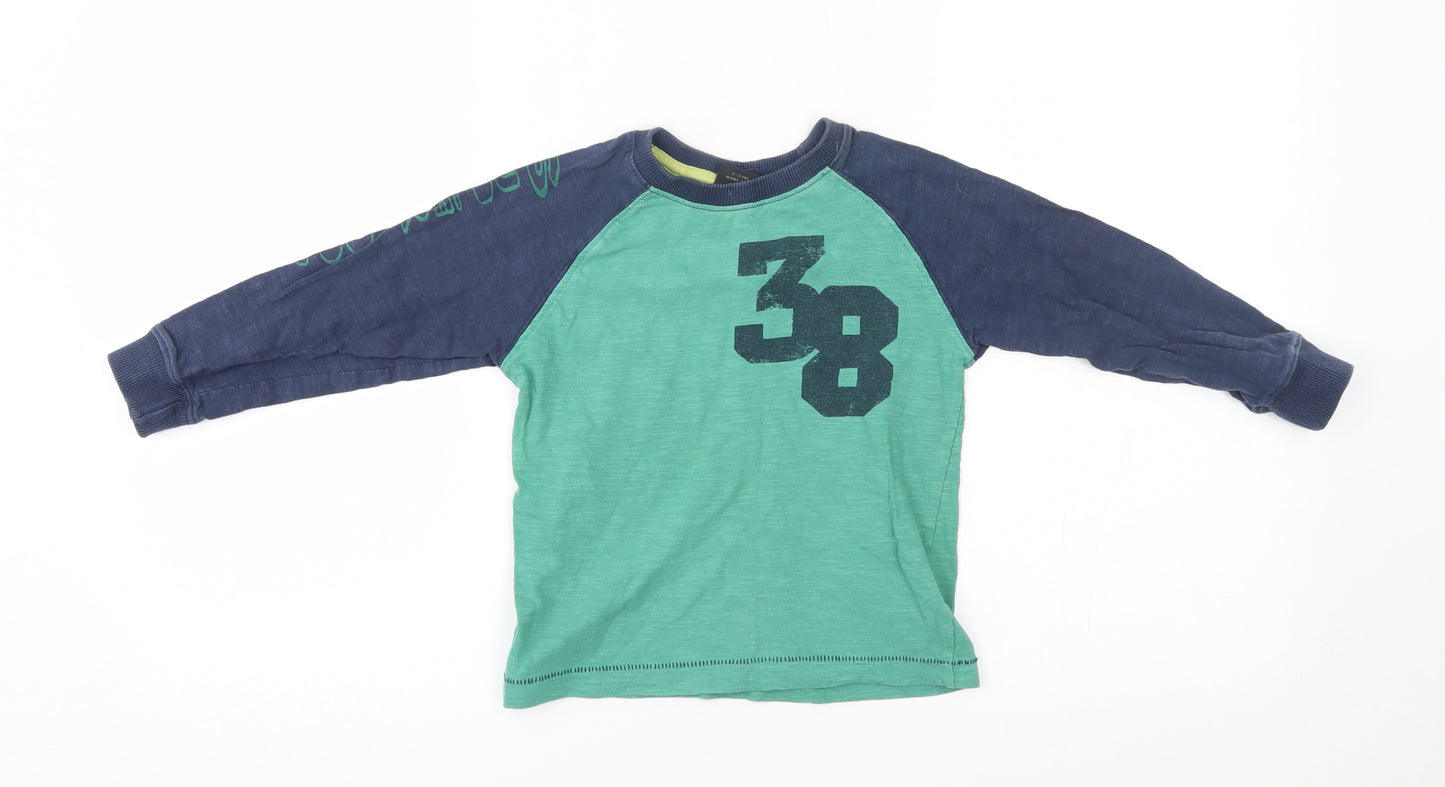 NEXT Boys Green   Basic T-Shirt Size 2-3 Years