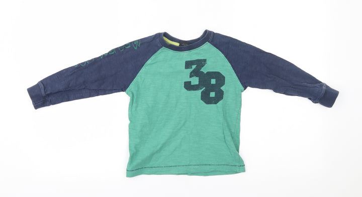 NEXT Boys Green   Basic T-Shirt Size 2-3 Years