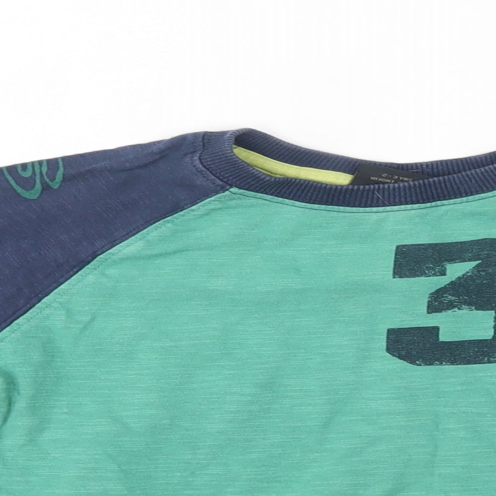 NEXT Boys Green   Basic T-Shirt Size 2-3 Years
