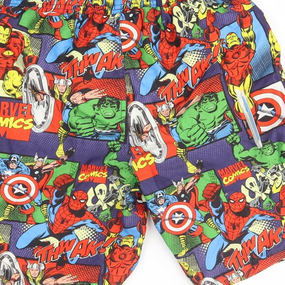 F&F Boys Multicoloured   Bermuda Shorts Size 12-13 Years - Marvel, swim