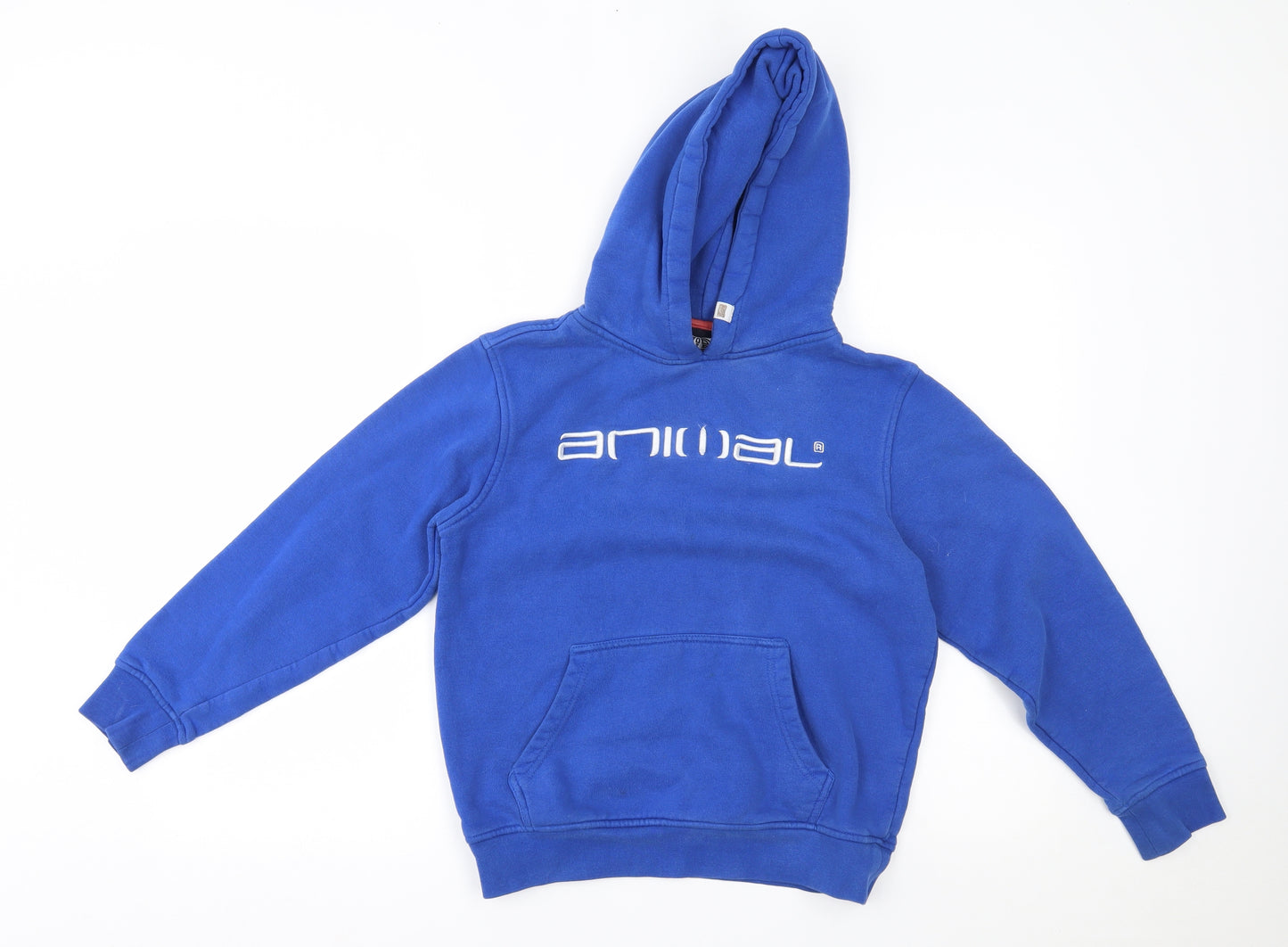 Animal Boys Blue   Pullover Hoodie Size 11-12 Years