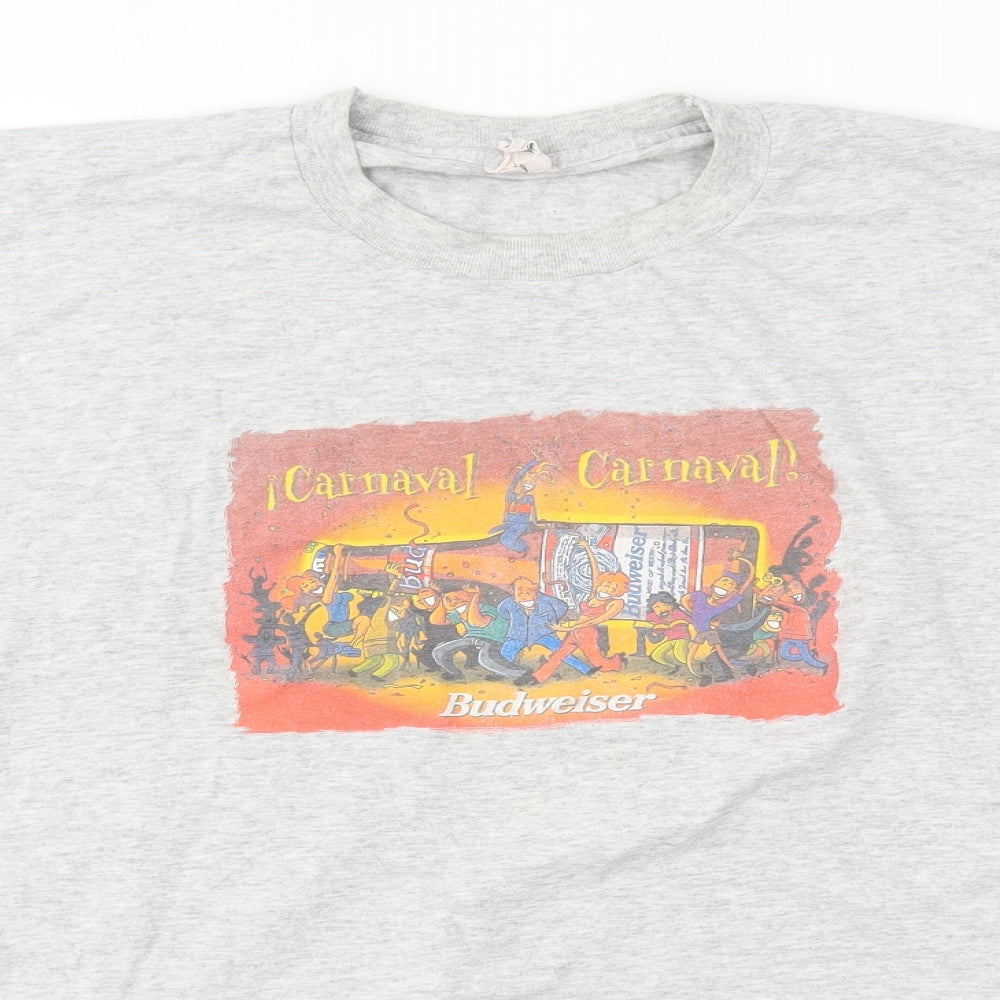 Screen Stars Mens Grey    T-Shirt One Size