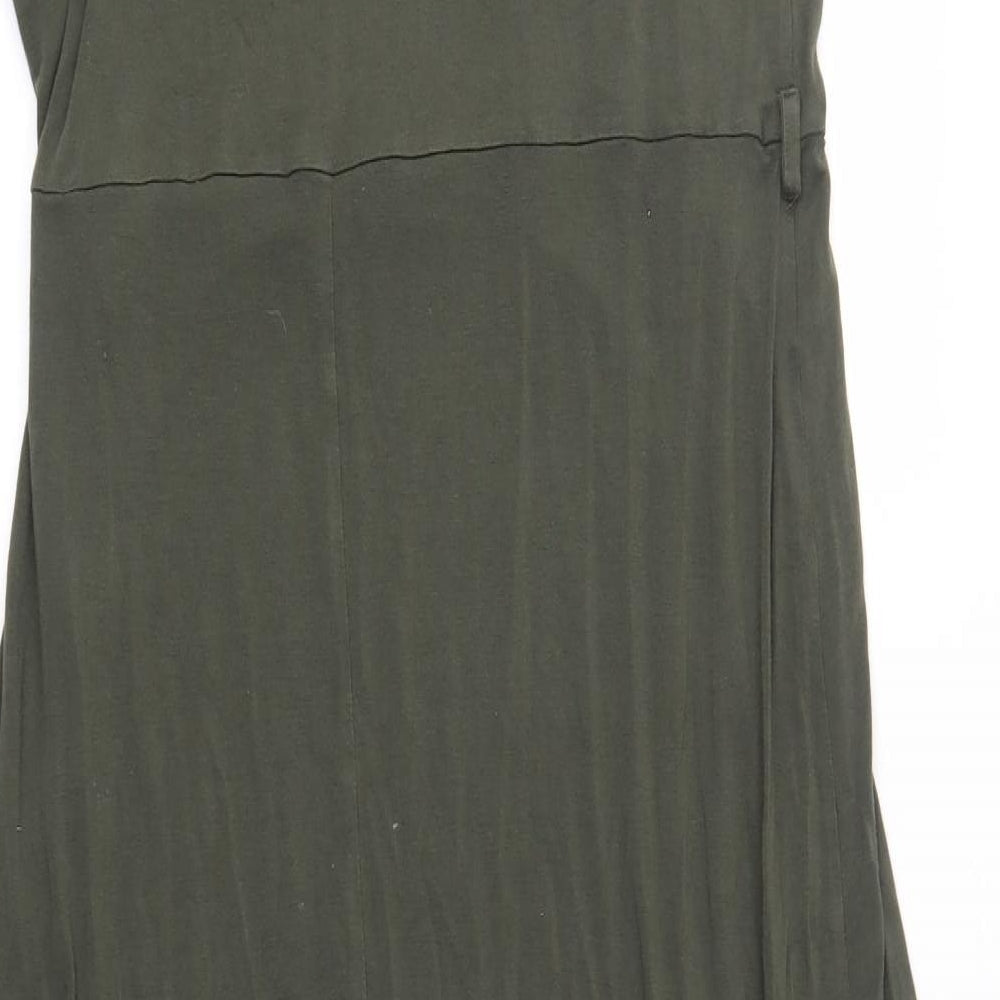 Dorothy Perkins Womens Green   Wrap Dress  Size 16