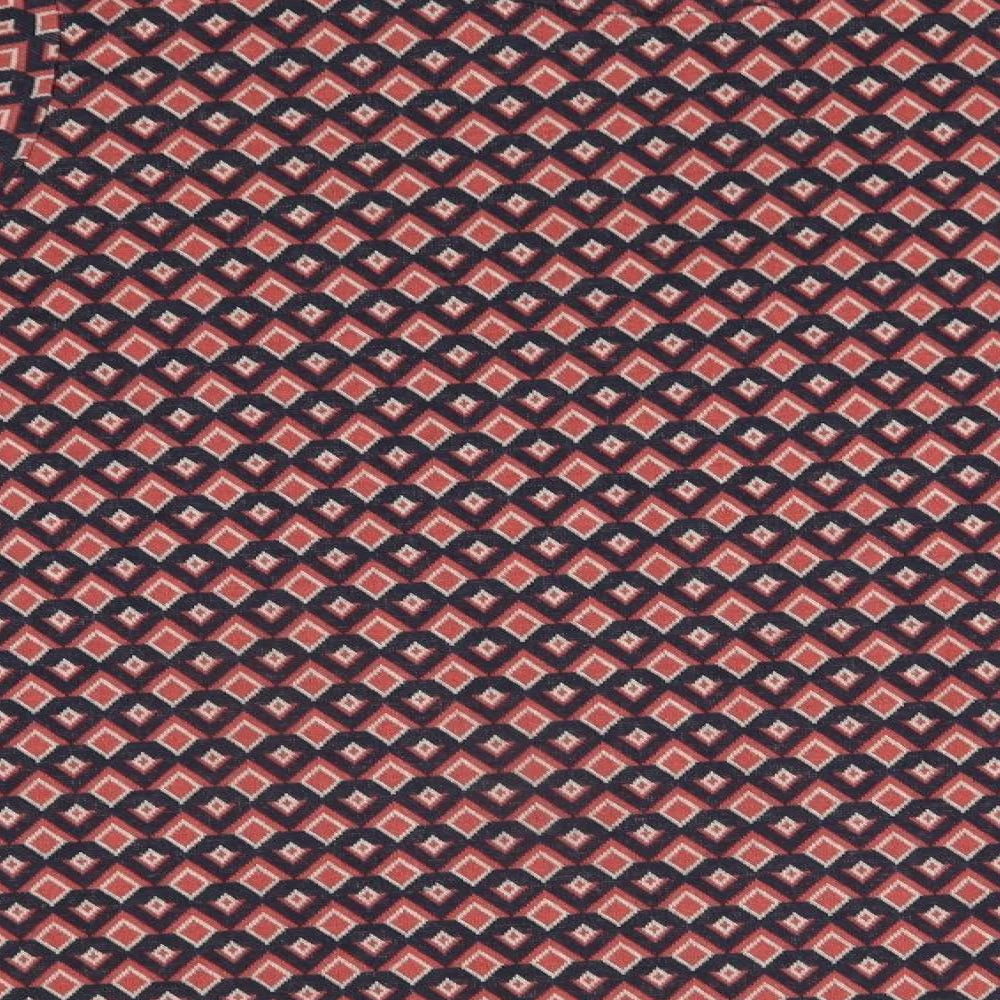 River Island Womens Orange Argyle/Diamond  Pullover Jumper Size 16