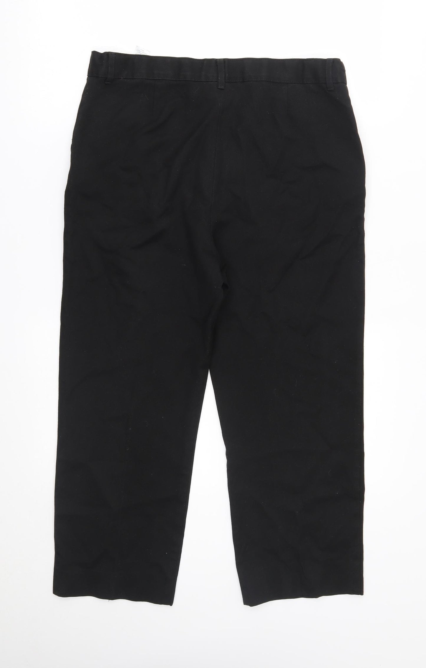 F&F Boys Black   Chino Trousers Size 13-14 Years