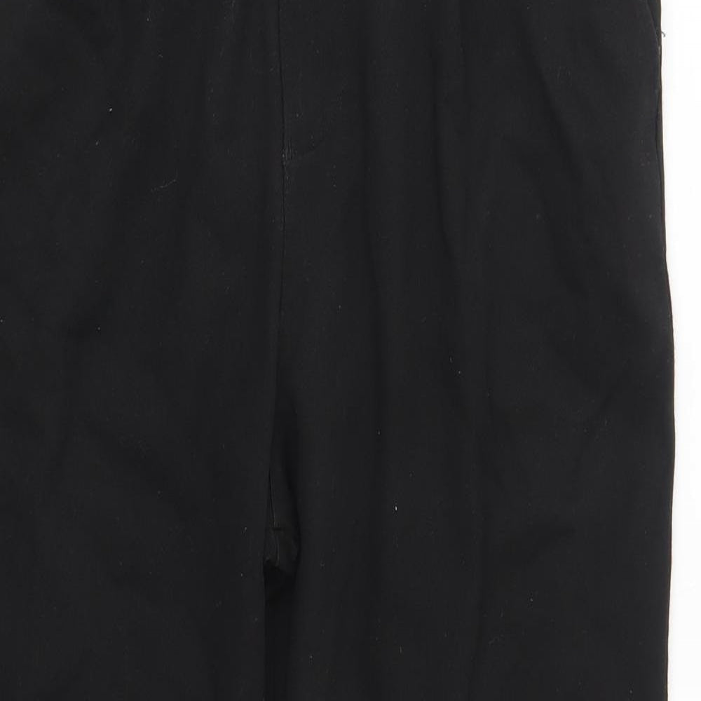 F&F Boys Black   Chino Trousers Size 13-14 Years