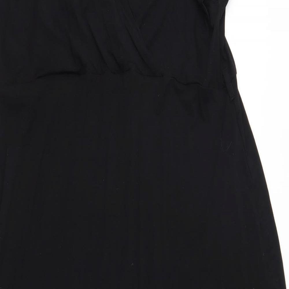 Dorothy Perkins Womens Black   A-Line  Size 12