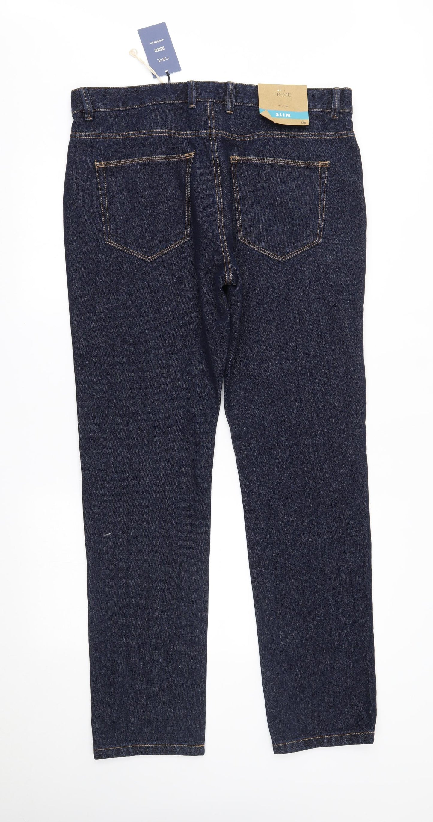 NEXT Mens Blue   Straight Jeans Size 36 L33 in