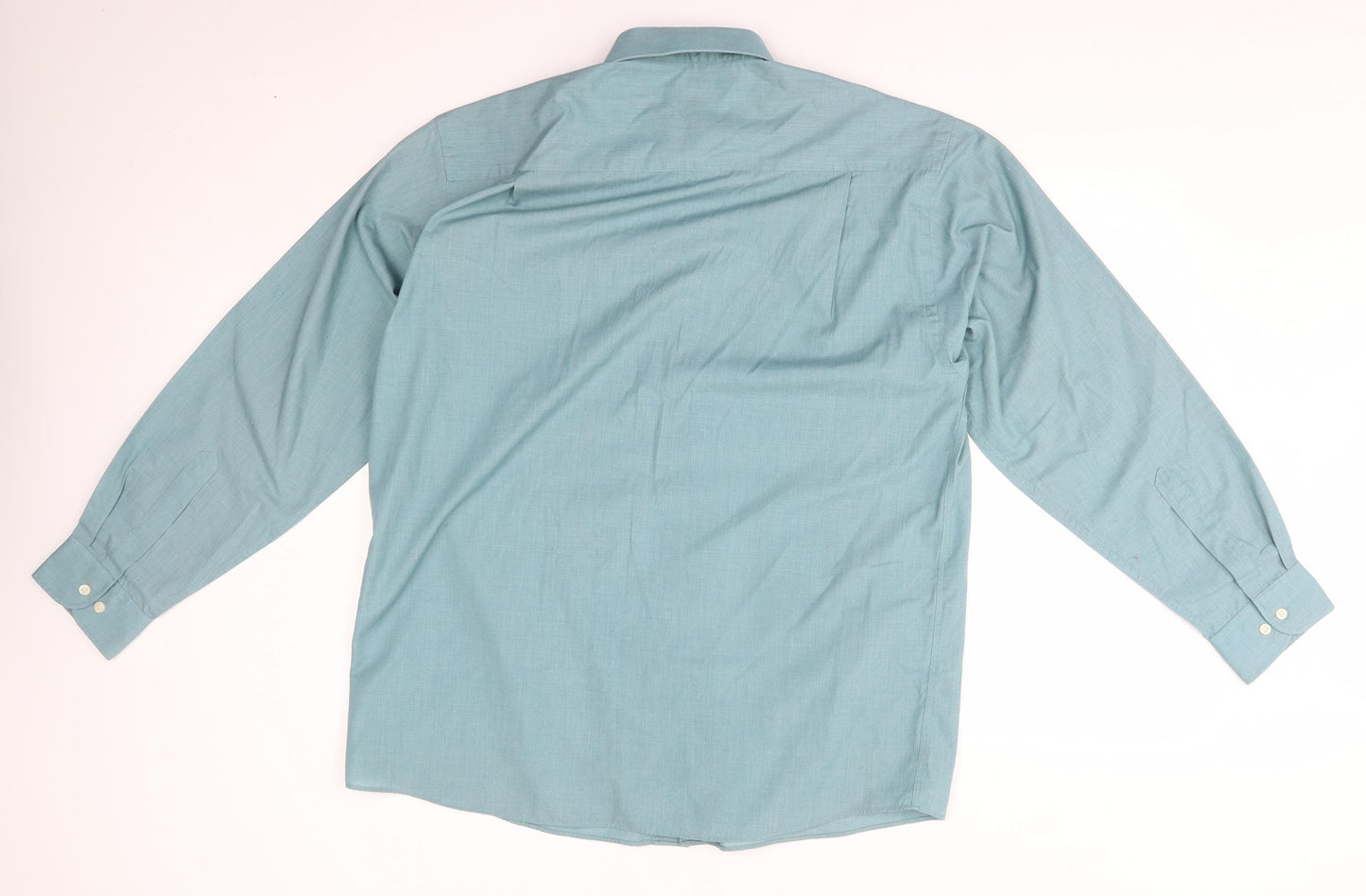 BHS Mens Blue    Dress Shirt Size 16