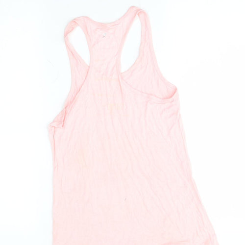 Workout Womens Pink   Basic Tank Size 8