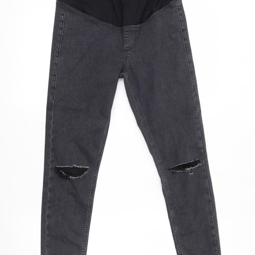 Topshop Womens Grey   Skinny Jeans Size 26 in L30 in