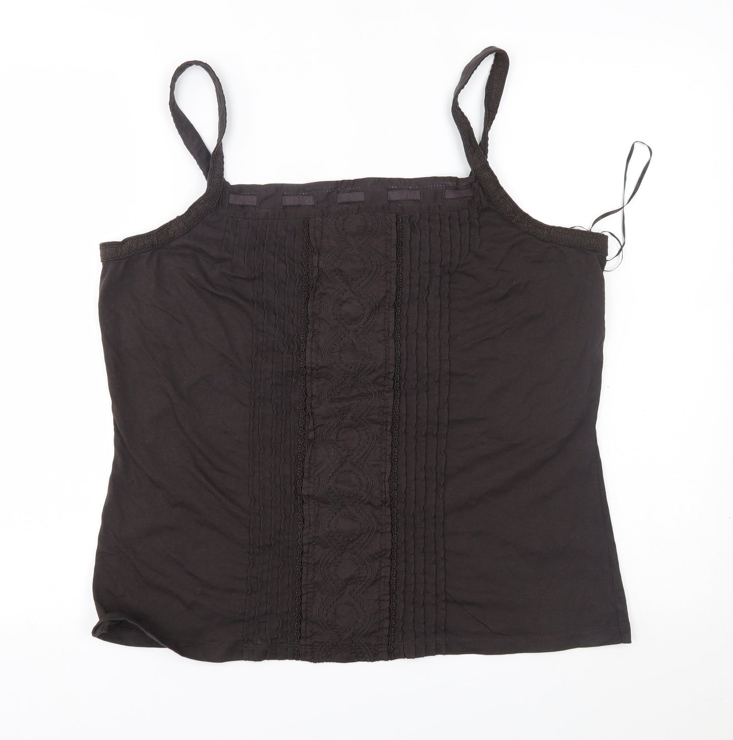 Monsoon Womens Brown   Basic Blouse Size 20