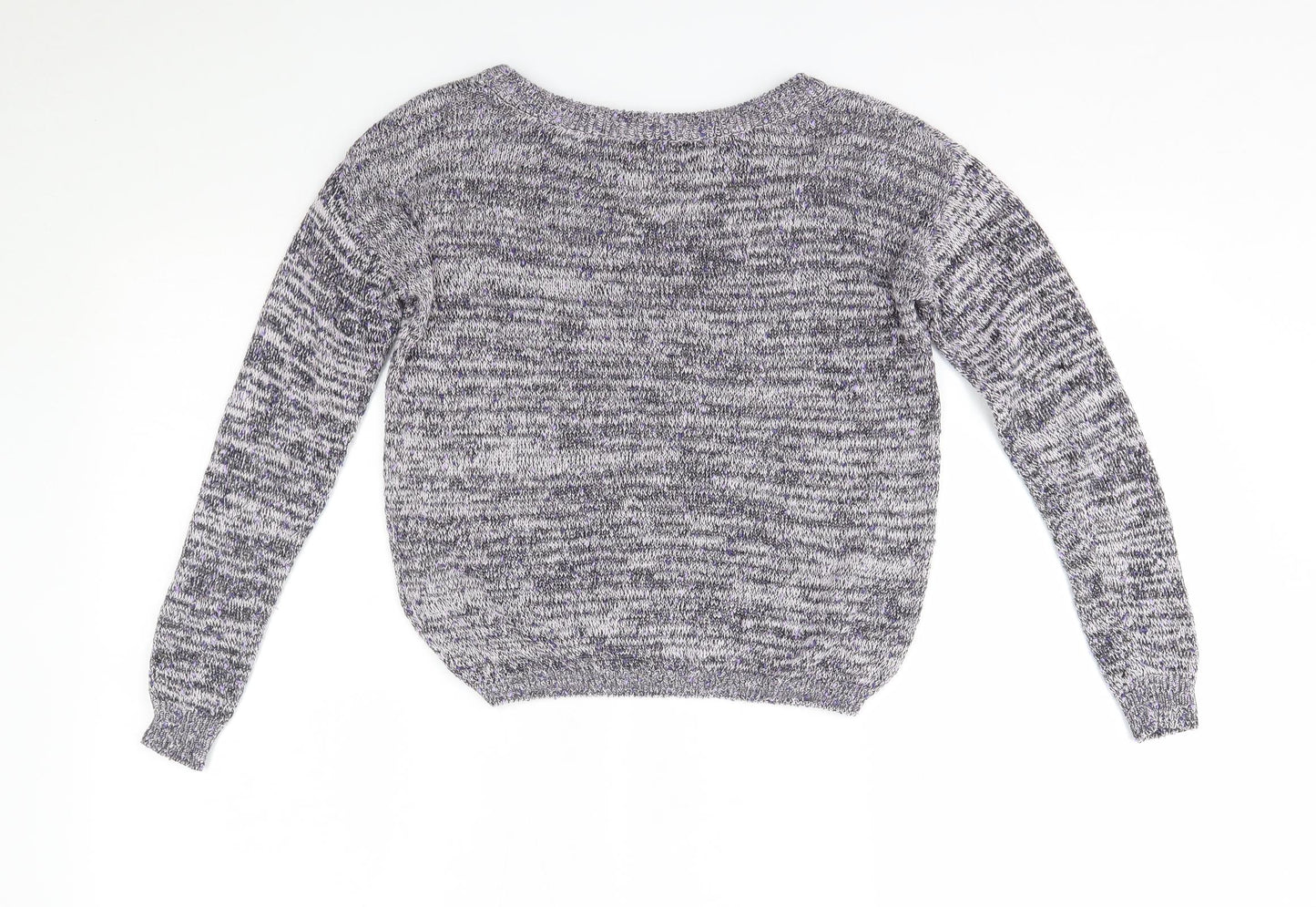 H&M Womens Pink Striped  Pullover Jumper Size 4  -
