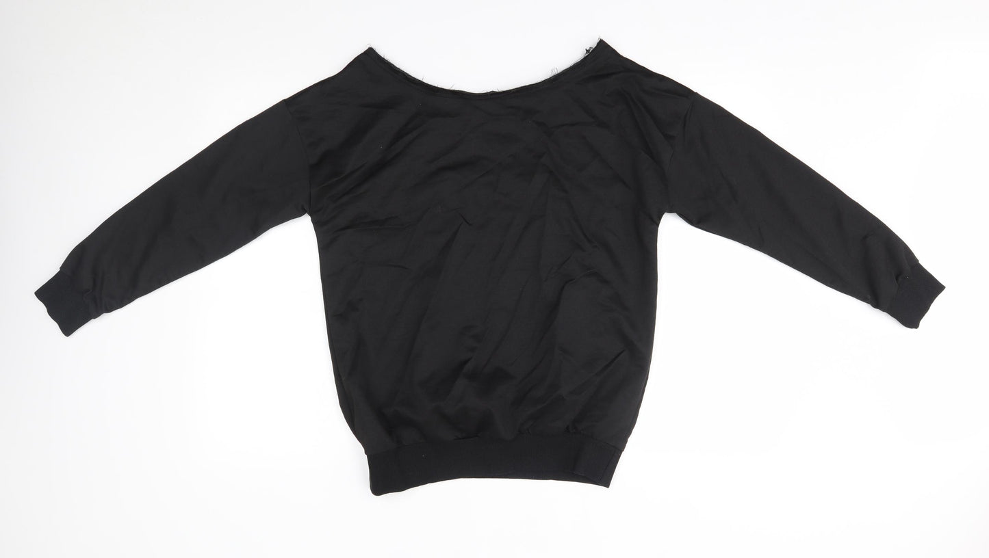 Preworn Womens Black   Pullover Jumper Size L  - christmas
