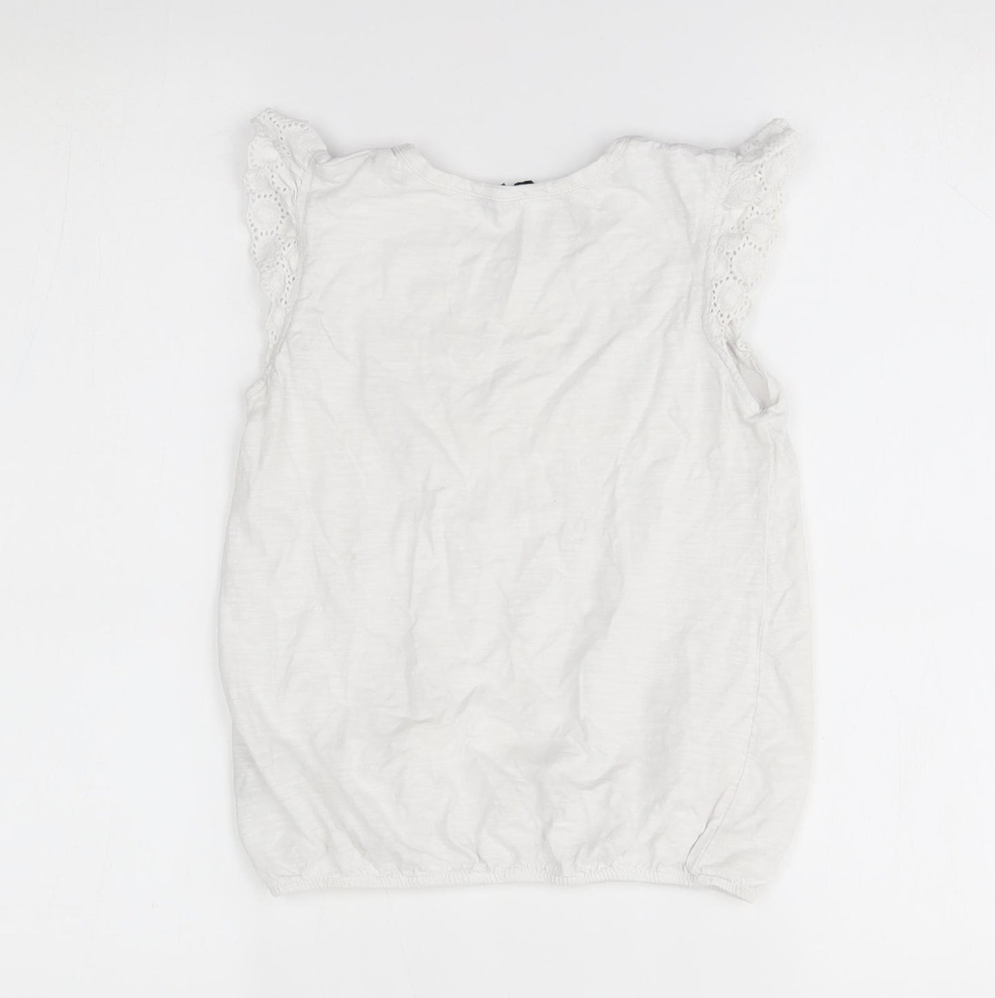 George Girls White   Basic Blouse Size 8-9 Years