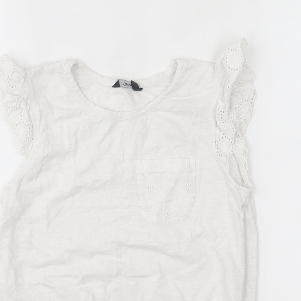George Girls White   Basic Blouse Size 8-9 Years