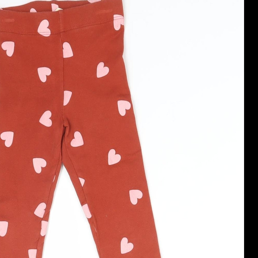 H&M Girls Multicoloured Geometric  Jegging Trousers Size 3-4 Years