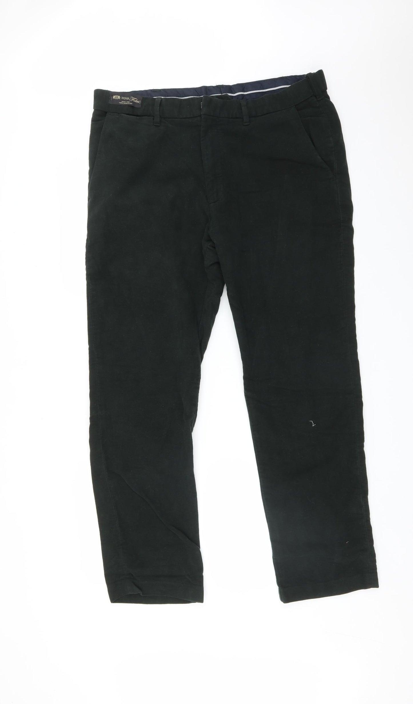 M&S Mens Green   Trousers  Size 38 in L31 in